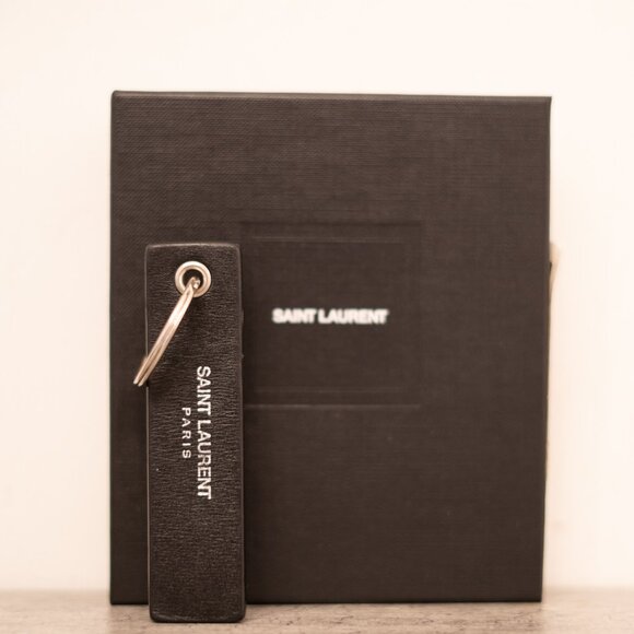 Saint Laurent Leather Keychain - Picture 1 of 3